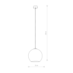 Lampa wisząca POLARIS GOLD 9057 Nowodvorski - zdjęcie 2